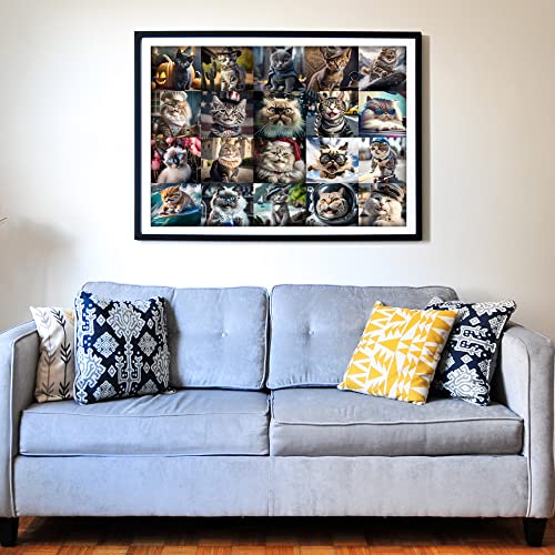 Cute Cats 500 Pieces Jigsaw Puzzle Featuring Large Pieces & heartwarming Kittens. for Adults