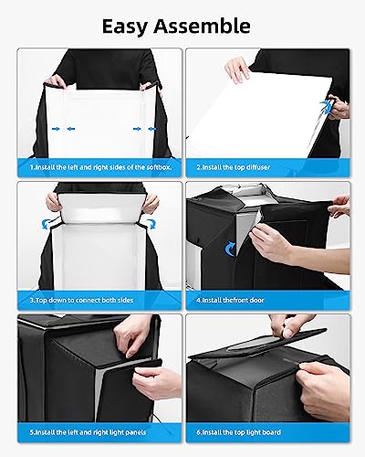 Portable Light Box Photography 16"x16"