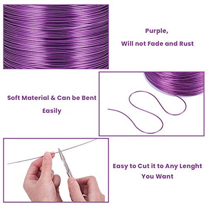 20 Gauge 770FT Aluminum Wire Anodized Jewelry Craft Making Beading Floral Colored Aluminum Craft Wire for Halloween Decoration (770 Foot)