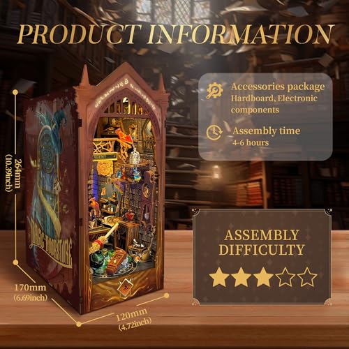 Magic Book Nook Kit with Remote Wand