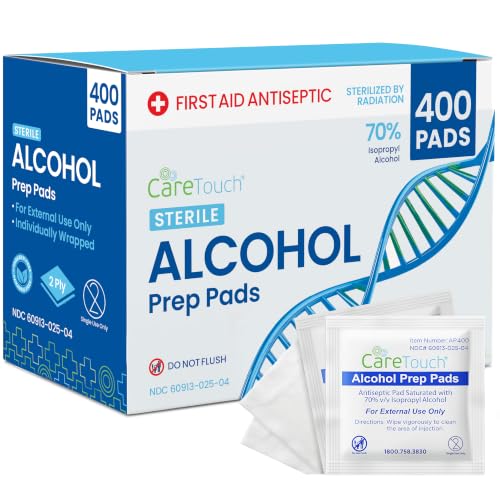 Alcohol Prep Pads (400 Count)