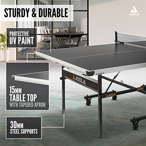Centric Professional Table Tennis Table with Quick Clamp Ping Pong Net and Post Set