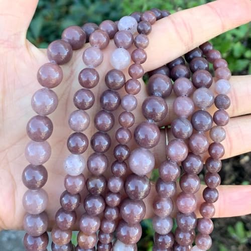 45pcs Adabele Natural Purple Aventurine Gemstone 8mm Round Beads (46 Count)