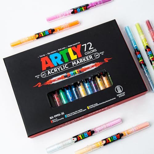 72 Colors Paint Markers