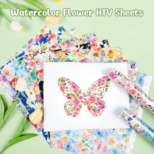 Floral Heat Transfer Vinyl (11 Count)