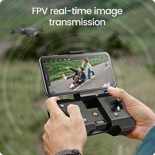 HS440 Foldable FPV Drone with 1080P WiFi Camera for Adult Beginners and Kids; Voice Gesture Control RC Quadcopter with Modular Battery for long flight time