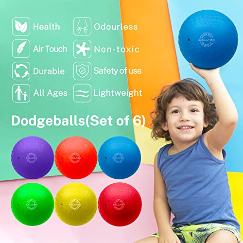 Dodgeballs Playground Balls 8.5" (6 Count)