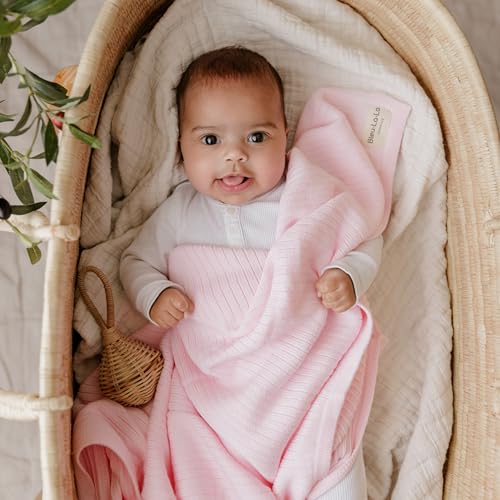 100% Organic Cotton Baby Blanket for Girls