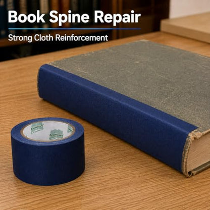 Book Tape 2 Inch Navy Cloth