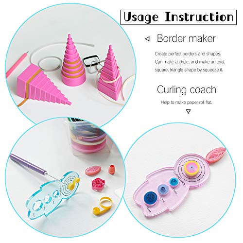 DIY Quilling Kit with Paper Crimper
