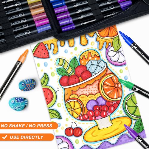 48 Colors Acrylic Paint Markers (48 Count)