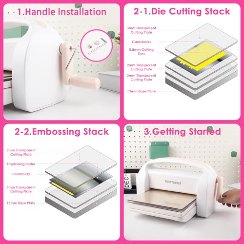 9 Inch Die Cutting and Embossing Machine for Card Making