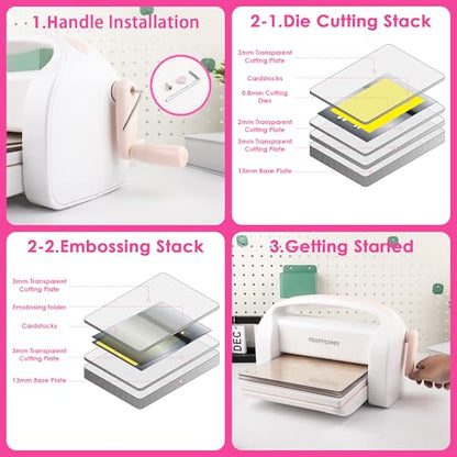 9 Inch Die Cutting and Embossing Machine for Card Making