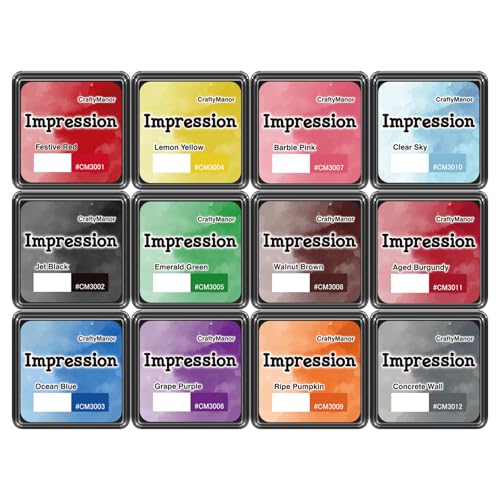 Mini Smudge Ink Pads for Stamps