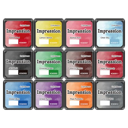 Mini Smudge Ink Pads for Stamps
