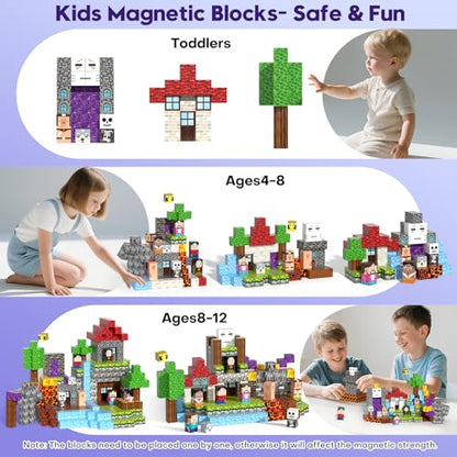 150PCS Magnetic Blocks (150 Count)