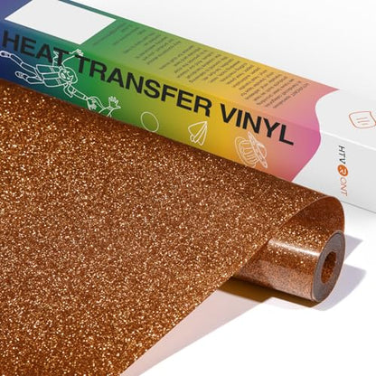 Bronze Glitter HTV Vinyl