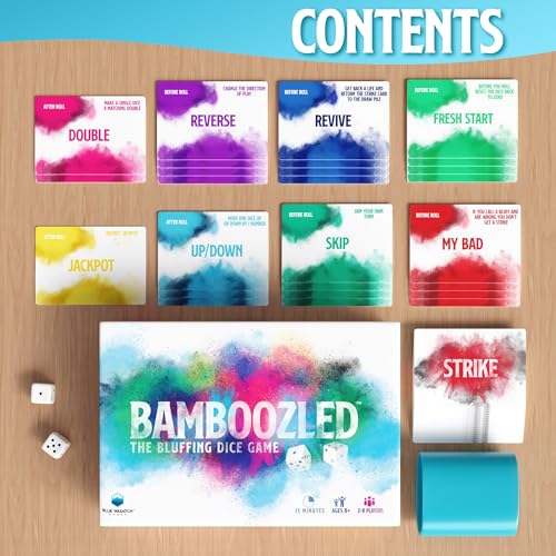 Bamboozled A Hilariously Fun Bluffing Dice & Card Game