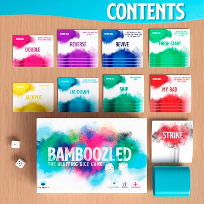 Bamboozled A Hilariously Fun Bluffing Dice & Card Game