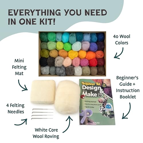 Needle Felting Kit Beginner Set