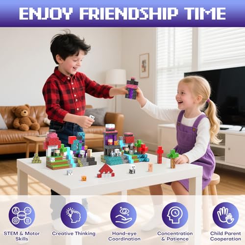 150Pcs 0.8in Magnetic Building Blocks (150 Count)