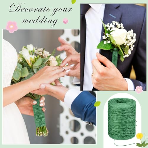 673 Feet Floral Vine Bind Wire Rustic Craft Wire