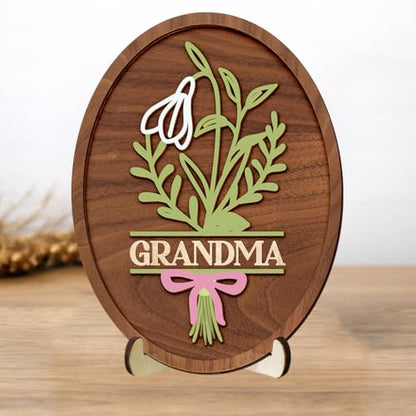 Personalized Birth Month Flower Sign