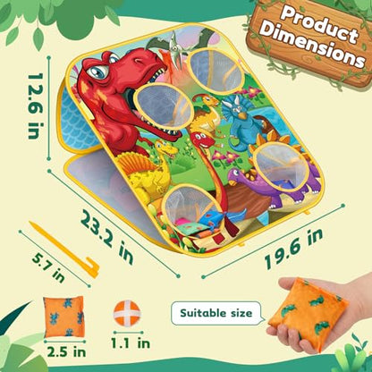 Dinosaur Bean Bag Toss Game