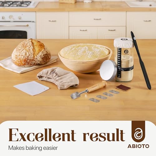 Sourdough Bread Starter Kit with Jar and Baking Supplies