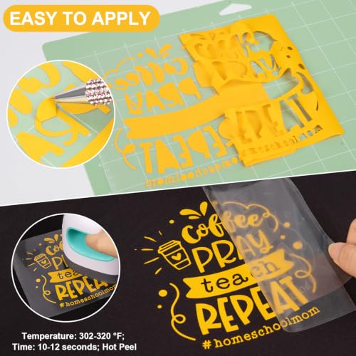 Yellow Heat Transfer Vinyl Roll 12" x12ft Matte HTV Vinyl