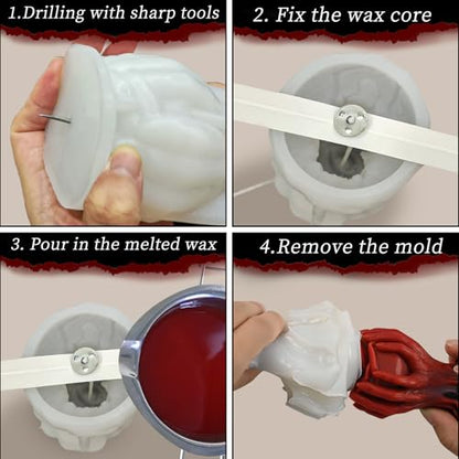 Halloween Candle Molds