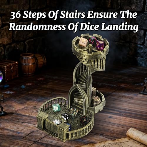DND Dice Tower Castle and Tray