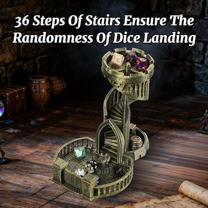 DND Dice Tower Castle and Tray