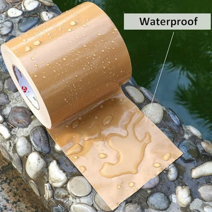6" Tan Beige Duct Tape 6 Inch (180 Foot)
