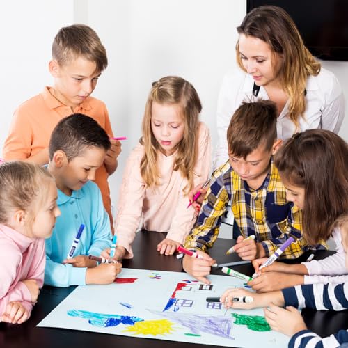 Washable Markers Bulk for Kids (144 Count)