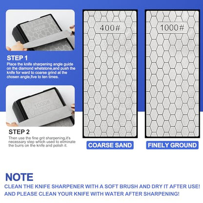 Double sided Diamond Sharpening Stone