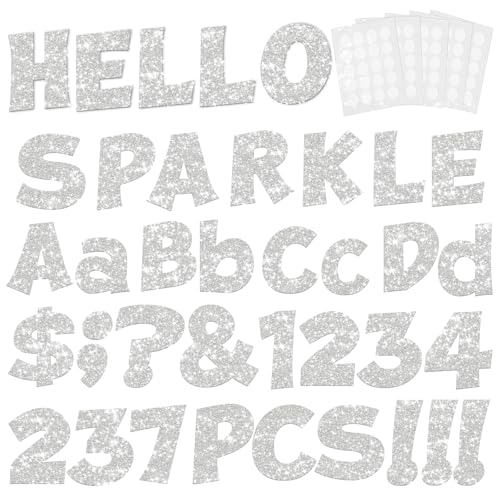 237 Pcs Glitter Bulletin Board Letters