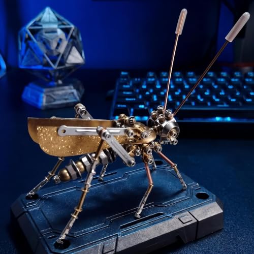 Steampunk Cricket 3D Metal Puzzle Model (160 Count)