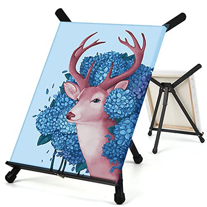 1 Pack 15" to 21" Tabletop Easel for Painting & Display