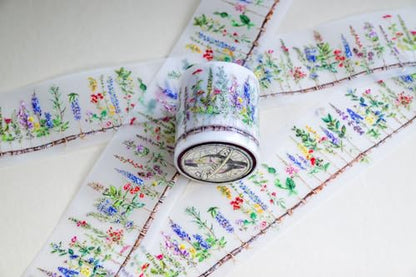 Medicinal Herbs Transparent Tape 5 x 5 cm