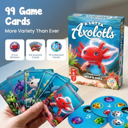 A Lotta Axolotls Family Card Game