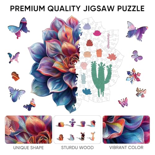 Wooden Puzzles for Adult (200 Count)