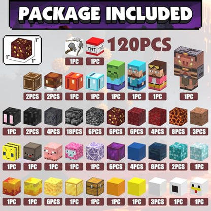 120PCS Magnetic Blocks (120 Count)