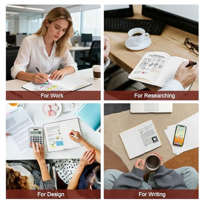 8 Pack Lined Journal Notebooks for Work