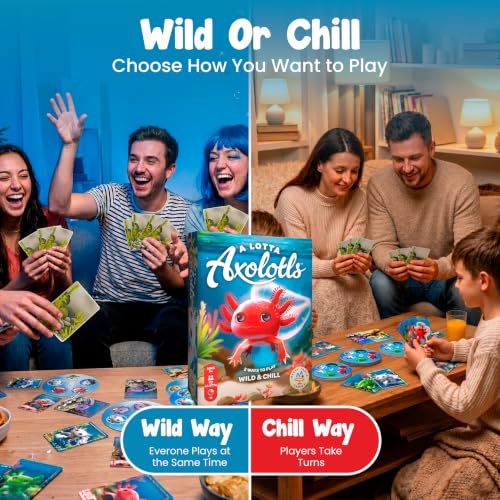 A Lotta Axolotls Family Card Game