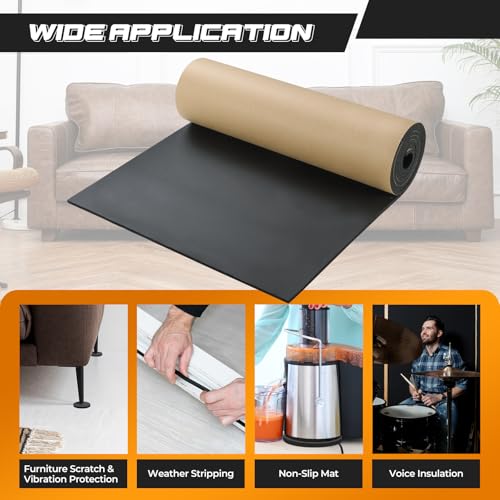 Sponge Neoprene with Adhesive 1 (6.5 Foot)