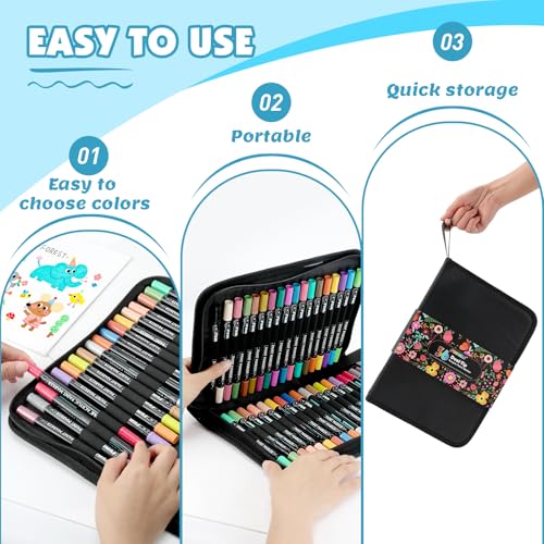 36Color Acrylic Paint Markers Set (36 Count)