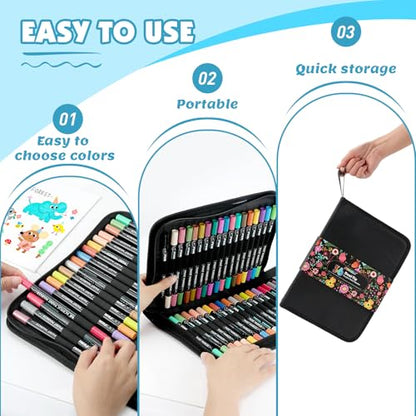 36Color Acrylic Paint Markers Set (36 Count)
