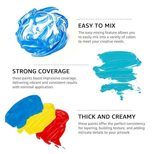Acrylic Paint Set (112 Fl Oz)