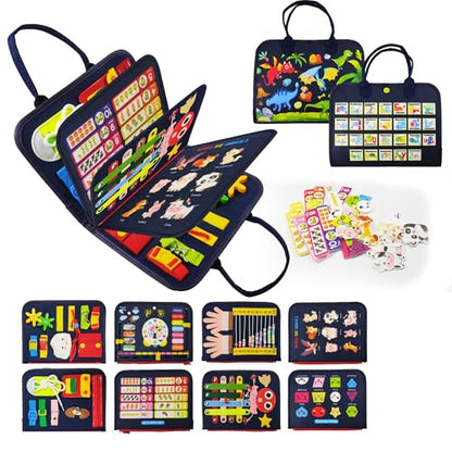 Montessori Busy Board for Boys 3 4 5 Year